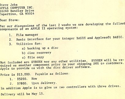 Опубликован исходный код Apple DOS